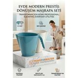 Modern Maşrapa Seti | 2'li Kırılmaz Banyo Su Tası, Ergonomik Tasarım 723090