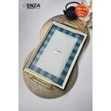 Modern Mavi Çay Kahve Kahvaltılık ve Sunum Tepsisi - 0 - 249 ml