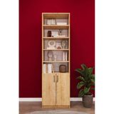 Modern Meşe Kapaklı Ayarlanabilir Raf Ev Ofis Kitaplık %100 Mdf Dekoratif Kitaplık K32