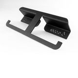Modern Metal Çift Tuvalet Kağıdı Tutacağı, Endüstriyel Banyo Dekoru (6, Siyah)