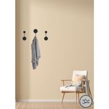 Modern Metal Duvar Askılığı - Minimalist Siyah Dekoratif Askı (3'lü Set) - Banyo Askılı