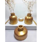 Modern Minimal Vazo Set 3'lü, Ev & Ofis Hediyelik, Dekoratif Obje, Beyaz