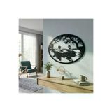 Modern Oval Sandalda Romantik Çift Motifli Estetik Metal Duvar Panosu