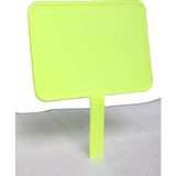 Modern Raf Plastik Ayaklı Etiketlik Sarı 16 x 12 cm 10'lu