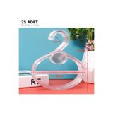 Modern Raf Şal Askısı Eşarp Askısı 25'Li Paket