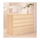 Modern Resepsiyon Masası Çekmeceli Modern Resepsiyon Masası - Mağazalar ve Ofisler için Şık Perakende Tezgahı, (Ahşap, 80 * 60 cm/31,5 * 23,6 inç)