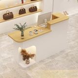 Modern Resepsiyon Masası Küçük Alanlar için Kompakt Ön Ofis Sayacı İşletmeler için İdeal Klinikler ve Bakkallar Danışmanlık ve Müşteri için Şık Bar Sayacı, (A-2,90x50x105cm/35,4x19,7