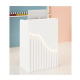 Modern Resepsiyon MasasıModern LED Resepsiyon Masası - Güzellik Salonu Mağazası Lobi ve Bar için Basit Ön Ödeme Sayacı, Şık ve İşlevsel, (Beyaz, L60cm/23,6")