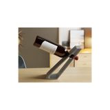 Modern Şaraplık Biblo Şarap Tutucu Dekoratif Şarap Rafı Plastik Gri, 634132132432123