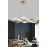 Modern Sarkıt LED Avize, Renkli, Kumandasız, Gold Eskitme, Mutfak ve Balkon Için. - Açık Beyaz - Gri - Seçenek 1