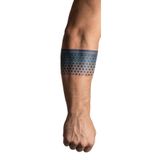 Modern Şekiller Kol Bant Şerit Yarı Kalıcı Aylık Yapıştırma Geçici Dövme 24 Cm
