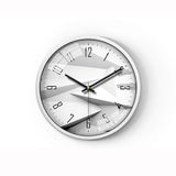 Modern Sessiz Duvar Saati,14 "Büyük Metal Saat,Sessiz Tik Taklamayan Pille Çalışan Dekoratif Duvar Saatleri Oturma Odası Ev B 4040cm