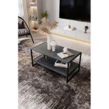 Modern & Şık Orta Sehpa Metal Çerçeve İle Dayanıklı Tasarım, Minimalist Ve Fonksiyonel, Salon ,ofis Antasit