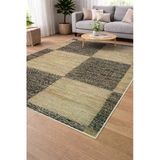 Modern Sisal Serisi Dijital Baskı Sisal Dokuma Halı Slh016 Renkli 100 X 300