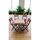 Modern Style Home Balkon Bahçe Mutfak Bistro Set Katlanır Masa-sandalye