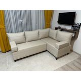 Modern Style Home Köşe Takımı Krem - Açık Krem