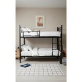 Modern Style Home Metal Ranza, Ayrılabilir, 90X190 cm Siyah Ranza - 90 x 190 cm