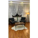 Modern Style Home Modern Avcılar Balkon, Bahçe, Cafe - Metal Kanepe Koltuk Takımı – 2 Tekli + Sehpa