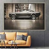 Modern tablo Amerikan Mustang Gt 500 Duvar Sanatı; Gt 500 Mustang Poster; Araba Duvar Sanatı; Klasik Kanvas; Ford