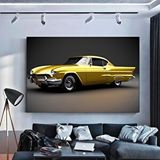 Modern tablo Antika Araba Sanatı Kanvas; Araba Duvar Sanatı; Ford Mustang Kanvas; Motivasyonel Poster