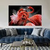 Modern tablo Flamingo Kanvas Tablosu; Kuş Hediye Fikri