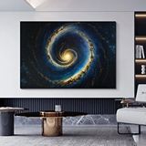 Modern tablo Samanyolu – Ai Kanvas Sanatı; Canlı Uzay Sahnesi Duvar Dekoru; Ev ve Ofis; Astronomi Hediyesi; Buluts