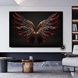 Modern tablo Soyut Melek Kanatları Poster; Kanvas