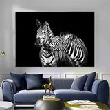 Modern tablo Zebra Kanvas; Zebra Duvar Sanatı; Zebra Posteri; Zebra Baskısı; Hayvan Duvar Sanatı; Hayvan Kanvas;