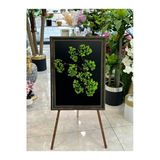 Modern Tasarım 3 Boyutlu Çerçeveli Yapay Çiçekli Mdf Plaka Tablo Bonzai Ağaç Duvar Aranjman 60-80 Cm