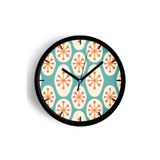 Modern Tasarım Duvar Saati - 25cm - Önü Camlı Siyah Kasa - Sessiz Mekanizma, JH0488S25SKP