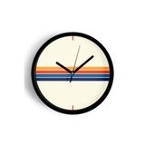 Modern Tasarım Duvar Saati - 25cm - Önü Camlı Siyah Kasa - Sessiz Mekanizma, JH0490S25SKP