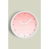 Modern Tasarım Duvar Saati - 30cm - Önü Camlı Beyaz Kasa - Sessiz Mekanizma, JH0429S30BKP