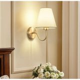 Modern Tasarım Pilli Aplik Gold Sarı Ledli Tak Çalıştır Krem Şapkalı Duvar Led Aplik Harika Görsel Gold