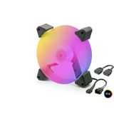Modern Tasarımlı 12 cm Kasa Fanı - Beyaz Rgb