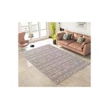 Modern Tasarımlı Jüt Dokuma Loop Sisal Kahve Renk Halı