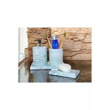 Modern Tasarımlı Mermer Temalı Beton Banyo Aksesuar Seti (4 Parça)