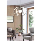 Modern Tekli Ledli Krom 3 Renk Sarkıt Avize MODERN SARKIT AHTAPOT