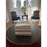 Modern Teknik Tekstil Koltuk Örtüsü - 160 x 200 cm - Altın - Gri