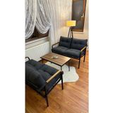 Modern Van Balkon, Bahce, Cafe - Metal Kanepe Koltuk Takimi 2+2 +Sehpa