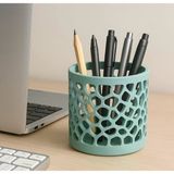 Modern Voronoi Tasarım Masa Üstü Kalemlik - 3D Yazıcı Üretimi Geometrik Ofis Düzenleyici ve Kalem Organizer