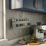 Modern Window Grey Galvaniz Metal Baharatlık - Fonksiyonel Düzen