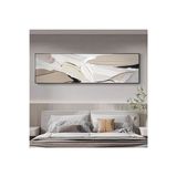 Modern Yatak Odası El Yapımı Yağlı Boya Tablo 135x60cm