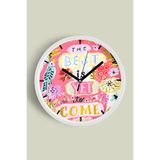 Modern Yazılı Tasarım - The Best Is Yet To Come Duvar Saati - 25cm - Önü Camlı Beyaz Kasa, JH0112S25BKP