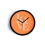 Modern Yazılı Tasarım - You Are Not Late Duvar Saati - 30cm - Önü Camlı Siyah Kasa, JH1187S30SKP