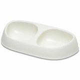Moderna 2x200 ml Beyaz Double Sensibowl Mama ve Su Kabı