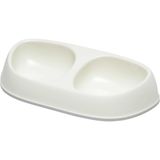 Moderna 2x200 ml Beyaz Sensibowl İkili Mama Ve Su Kabı