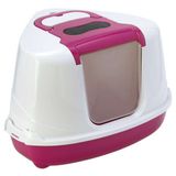 Moderna C250 44x56x36 cm Fuşya Flip Corner Köşeli Kedi Tuvaleti