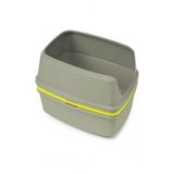 Moderna Elekli Jumbo Gri Sarı 43x57x27 cm Kapalı Kedi Tuvaleti