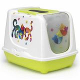 Moderna Moderna Trendy Yeşil 39,5x50x37,5 cm Kapalı Kedi Tuvaleti