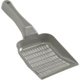 Moderna Scoopy Small Grid Dar Aralıklı Kedi Kumu Küreği - Gri - 10 x 15 cm - Renkli
